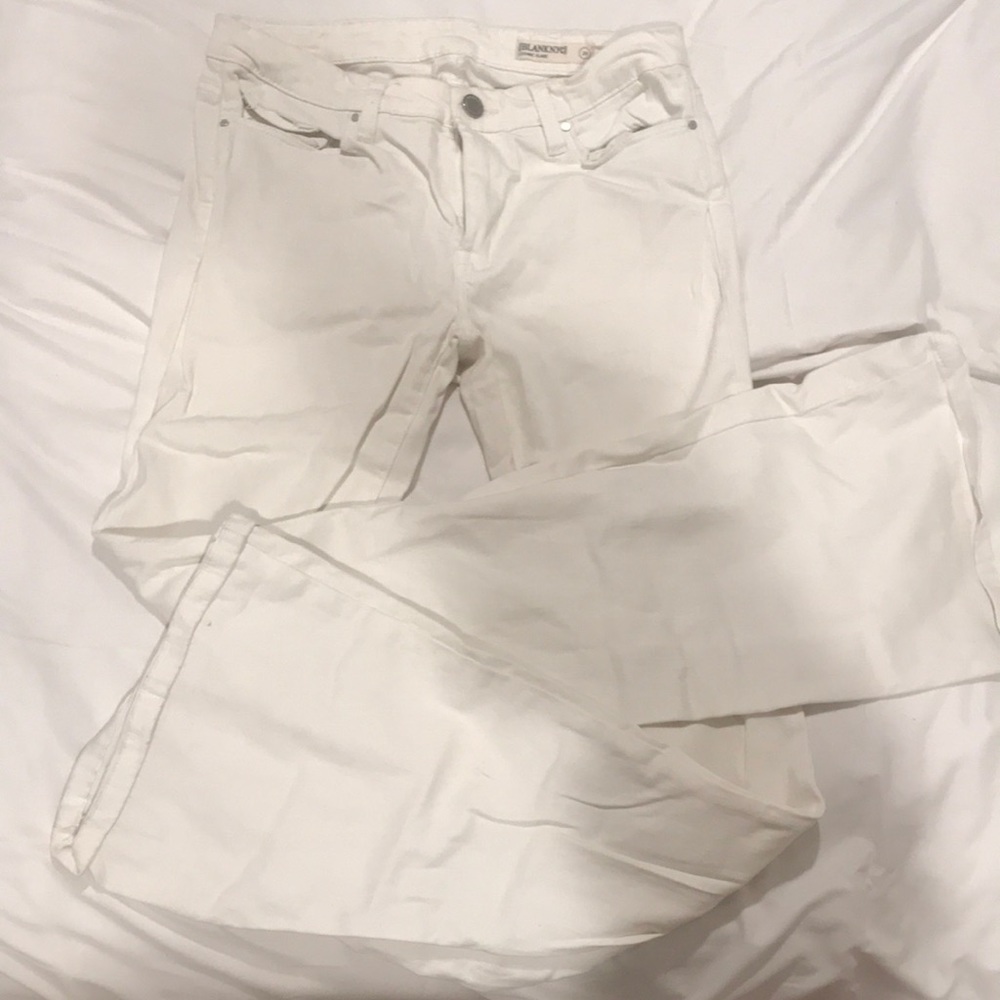 Flare white jeans